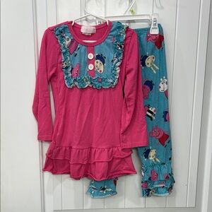 Peppa Pig Pink Ruffle set